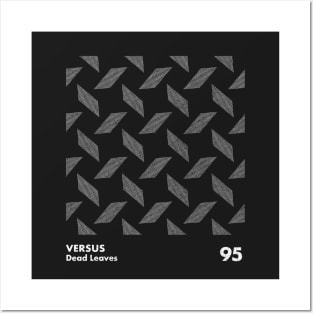 Versus / Dead Leaves / Minimal Graphic Design Artwork Posters and Art